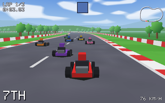 Version 1.0: karts made of boxes